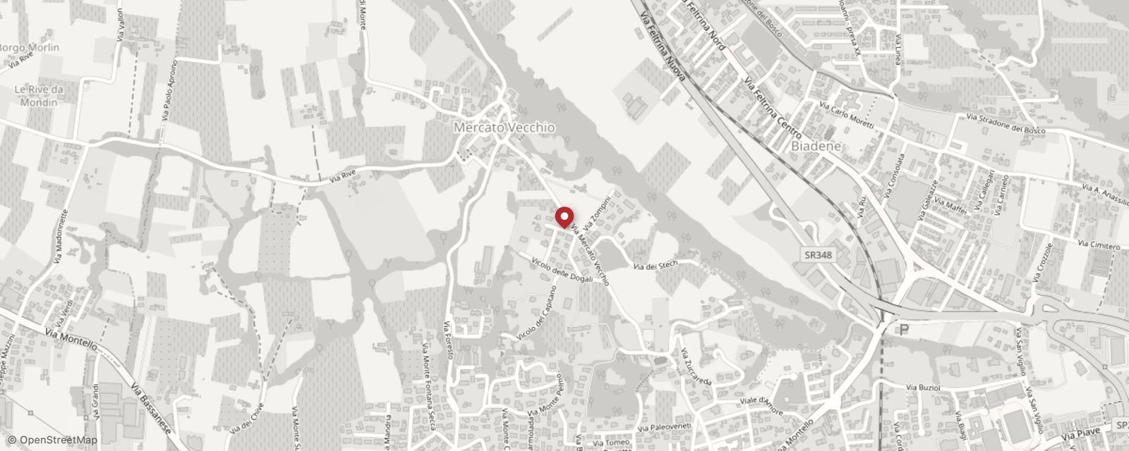 Mappa: Via Mercato Vecchio, 21, 31044 Montebelluna